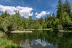 Village Fishing Pond Stocked with Cutthroat Trout.